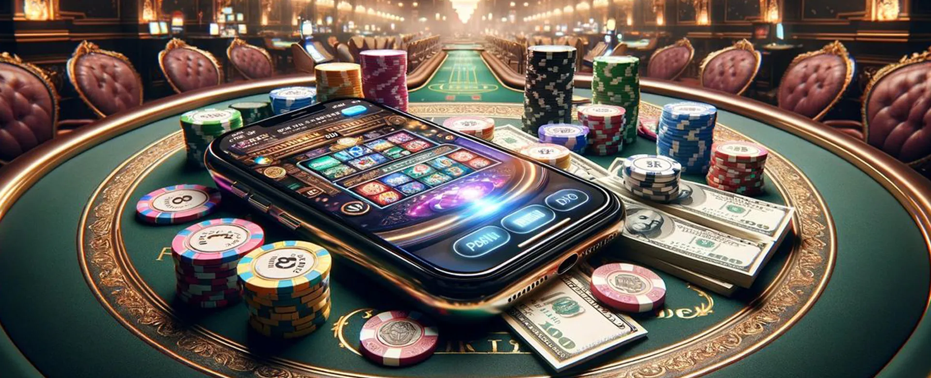 Player enjoying live dealer casino games with a golden glow, showcasing the excitement of playtime online casino in the Philippines.